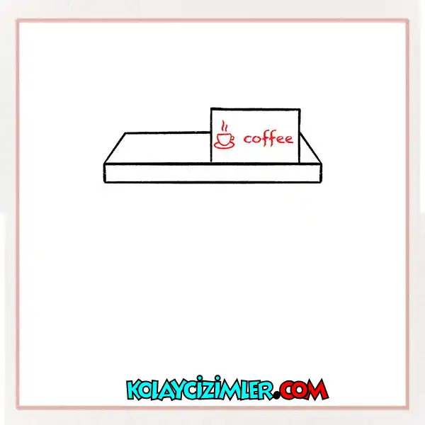2. adım kahve logusu çizimi