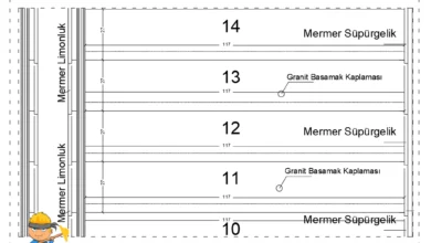merdiven nokta detayı