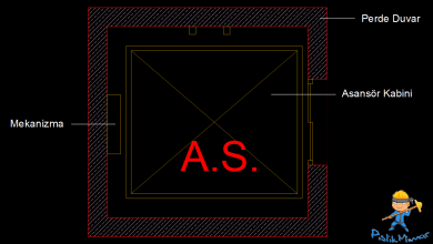 Asansör Plan Çizimi