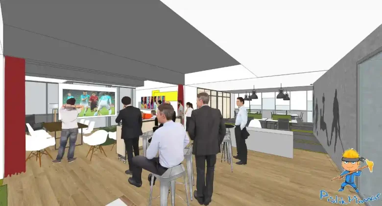 nesine com ofisi 3d çizimi