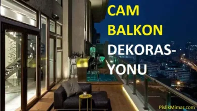 cam balkon dekorasyonu