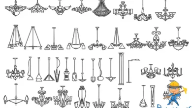 avize, dwg, cad blocks