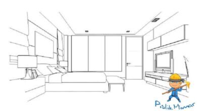 yatak odası perspektif