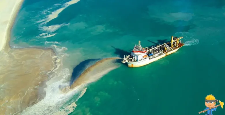 Dubai - Palmiye Adamları: Kum doldurma işlemi