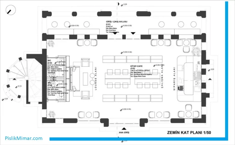 moda iskele mimari plan