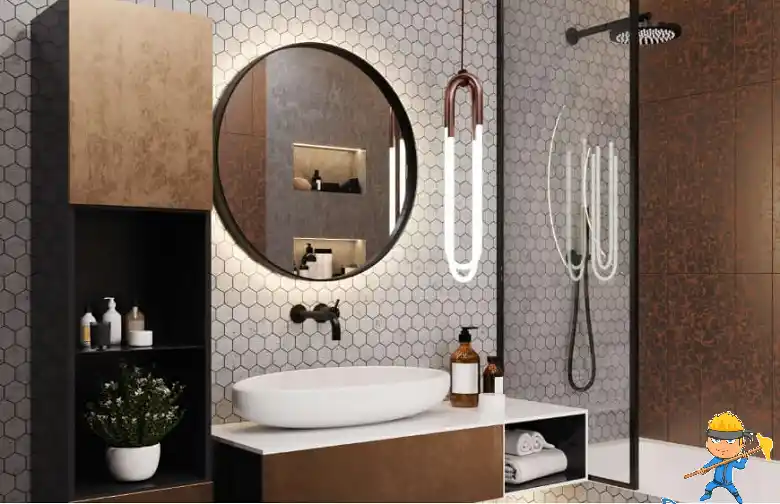 bal peteği seramik banyo