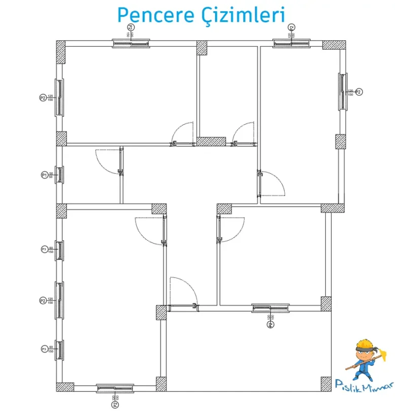 Köy Evi Projesi - Pencere Çizimi