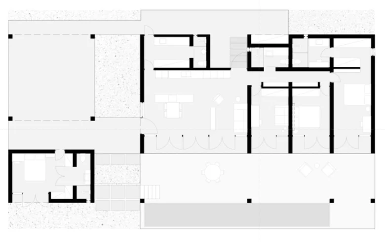 grota evi mimari kat planı