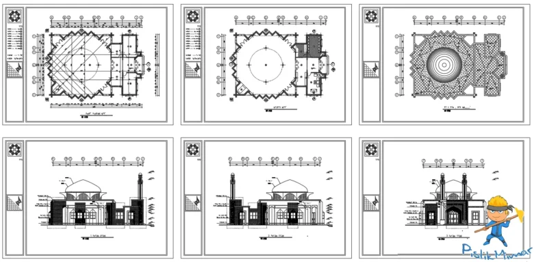 autocad cami projesi, dwg indir