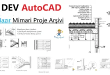 dev autocad hazır mimari proje arşivi, dwg indir, dwg indir, autocad çizimleri