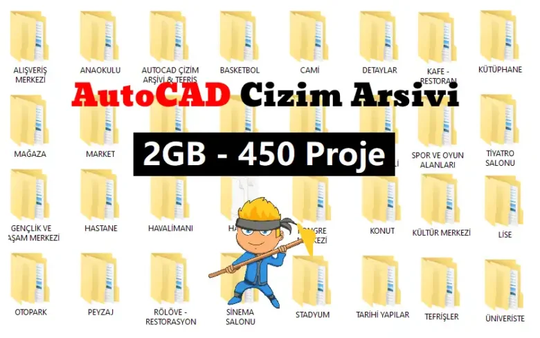 dwv autocad çizim arşivi