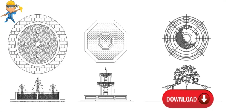 autocad sus havuzu dwg, cad blocks download