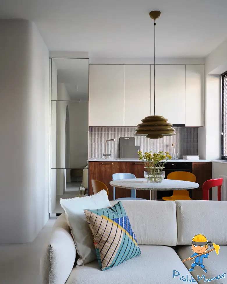 beyaz mutfak tasarımı