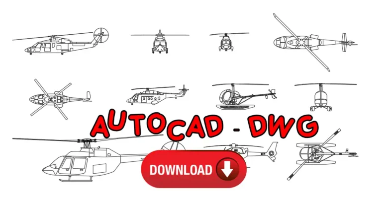 helicopter dwg