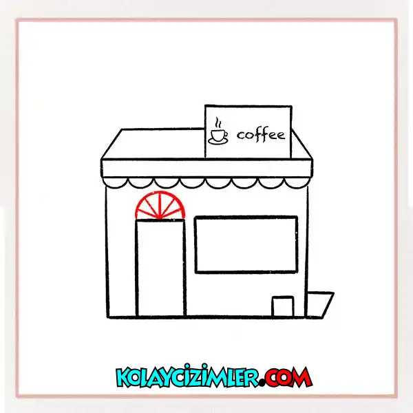 6. adım kapı detayı çizimi