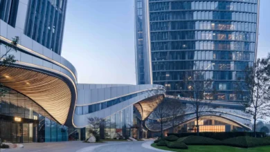 Guanyun Qiantang City bina giriş cephesi