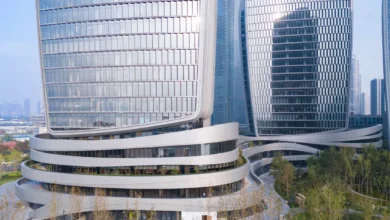 Guanyun Qiantang City, gökdelen ofis projesi