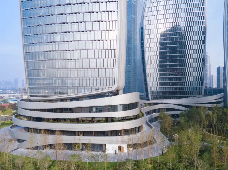 Guanyun Qiantang City, gökdelen ofis projesi