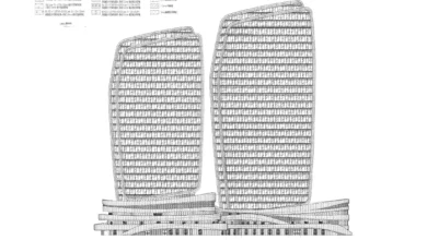 Guanyun Qiantang City görünüş çizimleri