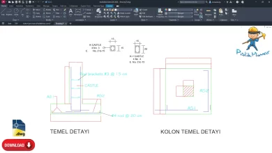 Güvenlik Kulübesi detay çizimi