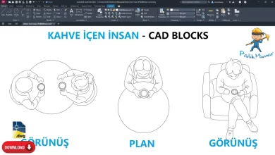 Kahve içen insan dwg, kahve içen insan çizimi, Person drinking coffee cad blocks, AutoCAD Drawing