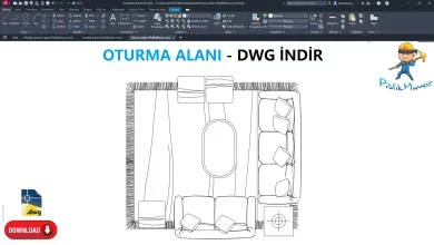 Oturma alanı dwg, Seating Area CAD Blocks, AutoCAD drawing