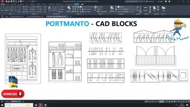 Portmanto dwg, Portmanto çizimi, Coat Rack CAD Blocks