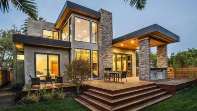 Rustik veya Taş Bahçeli Villa modelleri