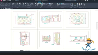 Spa Center Project, autocad dwg