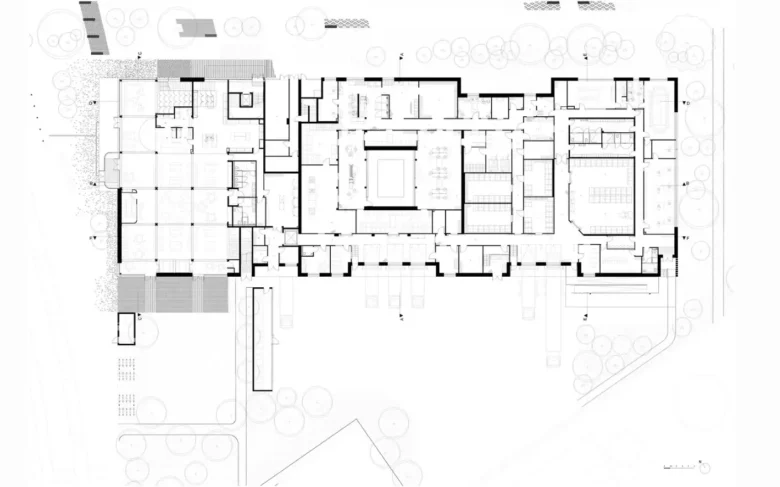 Space Pariselle , Eğitim Binası Projesi mimari proje çizimi