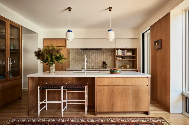 ahşap mutfak dekorasyonu