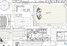 anaokulu kompleksi projesi, autocad dwg indir