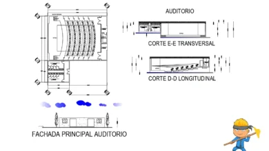 anaokulu konferans salonu dwg