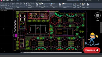 Autocad Anaokulu projesi