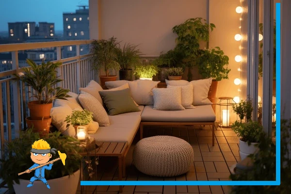 balkon süsü, aydınlatma sistemleri