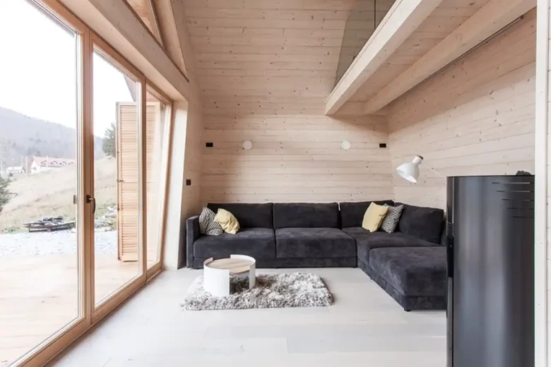 bungalov giriş alanı