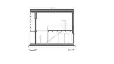 bungalov kesit çizimi 2