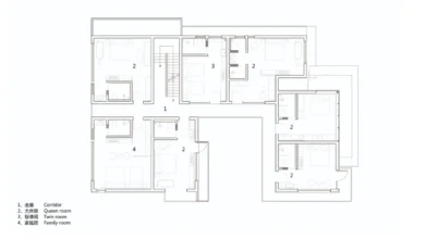 butik otel kat planı