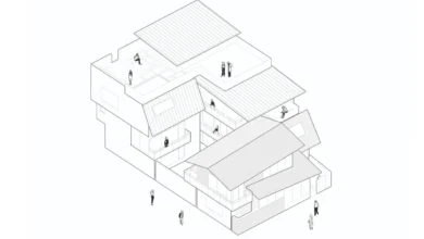 butik otel perspektif cizimi