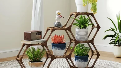 çiçeklik raf modelleri