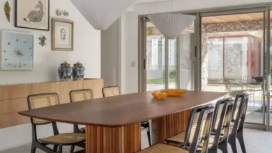 faria projesi yemek masası dekorasyonu