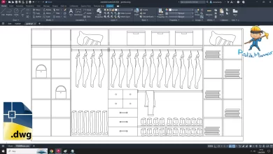 gardırop dwg, gardırop çizimi, Wardrobe drawing, Wardrobe cad blocks