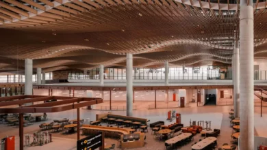 havaalanı ahşap render