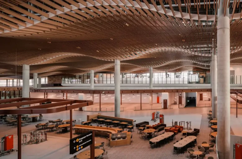 havaalanı ahşap render