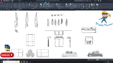 havlu dwg çizimi, Towel dwg, autocad drawing