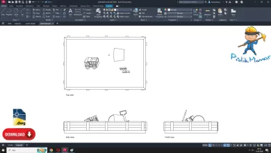 kum havuzu dwg cizimi