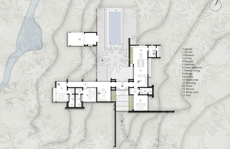 l villa projesi tek katlı