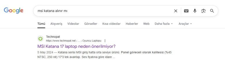 msi katana alınır mı