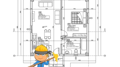 müstakil ev proje çizimi