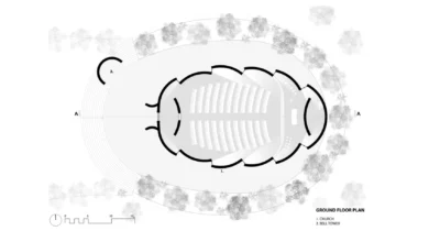 naraç kilise proje çizimi